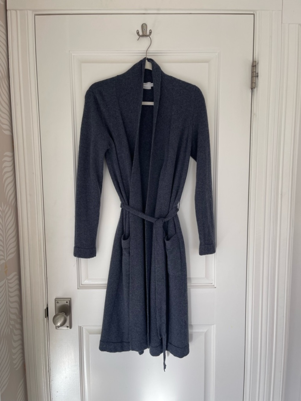 Cashmere Robe by RH | Restoration Hardware, Blue, Size Small
